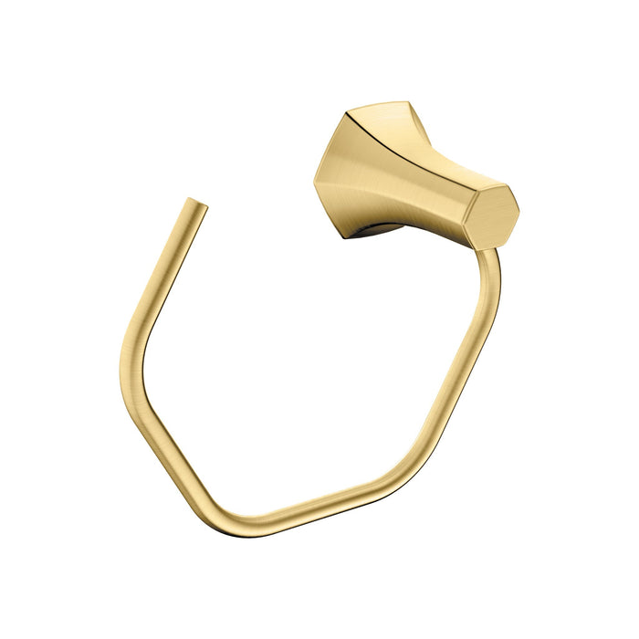 hansgrohe Locarno Towel Ring, brushed gold optic