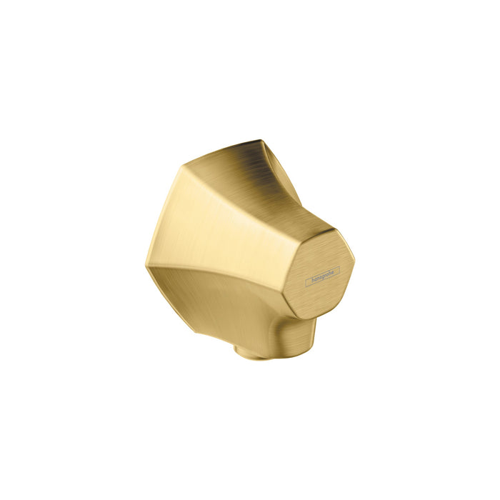 hansgrohe Locarno Wall Outlet with Check Valves, brushed gold optic
