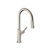 hansgrohe Locarno HighArc Kitchen Faucet, 2-Spray Pull-Down, 1.75 GPM, stainless steel optic