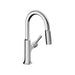 hansgrohe Locarno Prep Kitchen Faucet, 2-Spray Pull-Down, 1.75 GPM, chrome