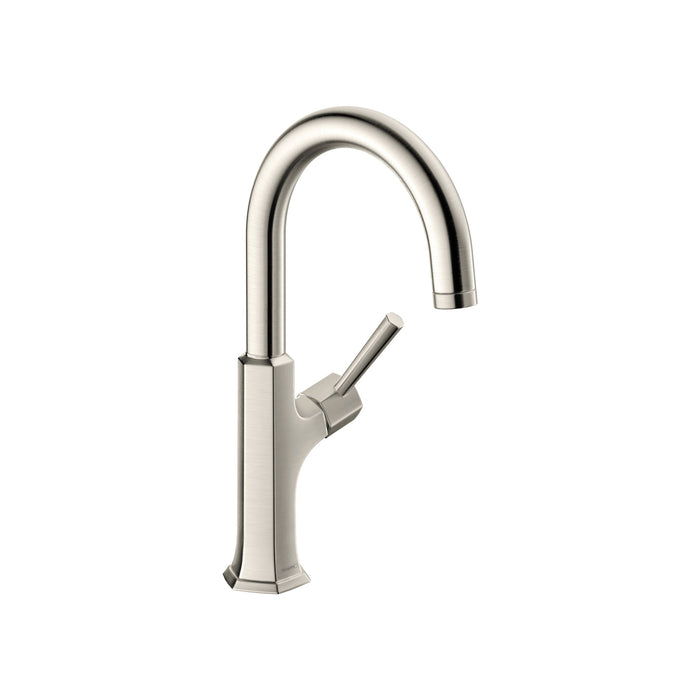 hansgrohe Locarno Bar Faucet, 1.5 GPM, stainless steel optic