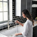 hansgrohe Locarno HighArc Kitchen Faucet, 2-Spray Pull-Out, 1.75 GPM, stainless steel optic - view 3