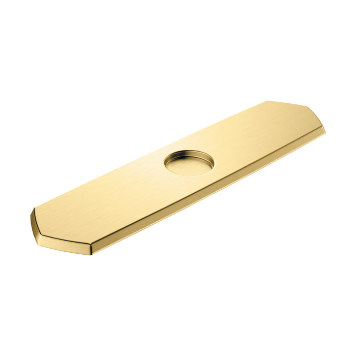 hansgrohe Locarno Base Plate for Single-Hole Kitchen Faucets, 10", brushed gold optic