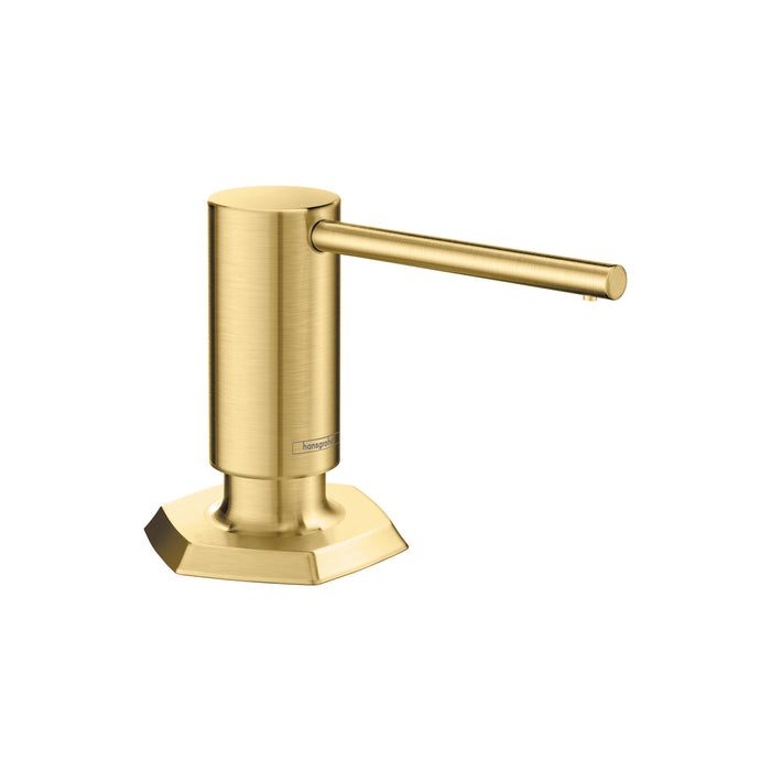 hansgrohe Locarno Soap Dispenser, brushed gold optic