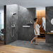 hansgrohe Rainfinity Showerhead 250 3-Jet, 1.75 GPM with RainSelect Thermostatic Trim for 4 Functions, matte white - view 3
