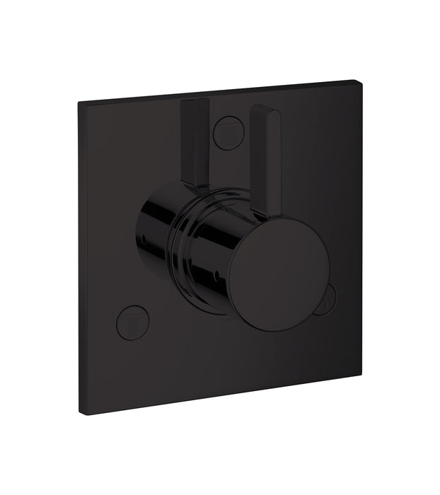 hansgrohe Ecostat Diverter Trim Square Trio/Quattro, matte black