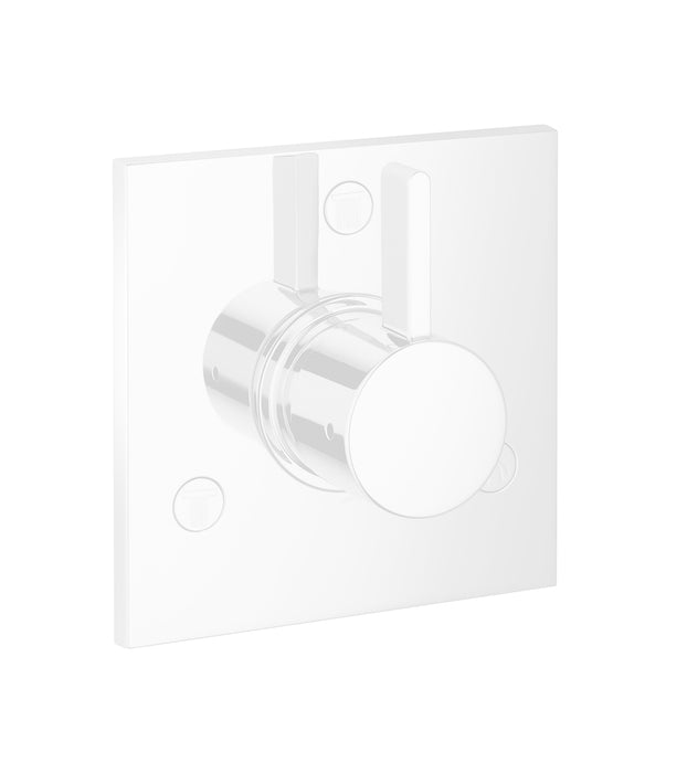hansgrohe Ecostat Diverter Trim Square Trio/Quattro, matte white