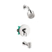 hansgrohe Clubmaster Pressure Balance Tub/Shower Set with Rough, 2.5 GPM, chrome