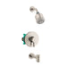 hansgrohe Clubmaster Pressure Balance Tub/Shower Set with Rough, 2.5 GPM, brushed nickel
