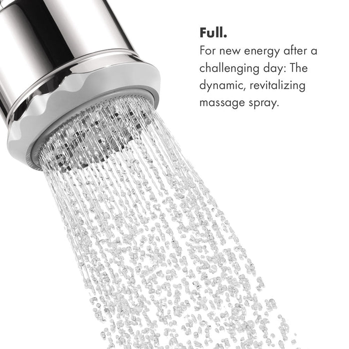 hansgrohe Clubmaster Pressure Balance Tub/Shower Set with Rough, 2.5 GPM, brushed nickel - view 4