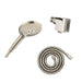 hansgrohe Raindance Select S Handshower Set 120 3-Jet PowderRain, 2.5 GPM, brushed nickel