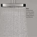 hansgrohe Raindance E Thermostatic Showerhead/Wallbar Set with Rough, 2.0 GPM, chrome - view 3