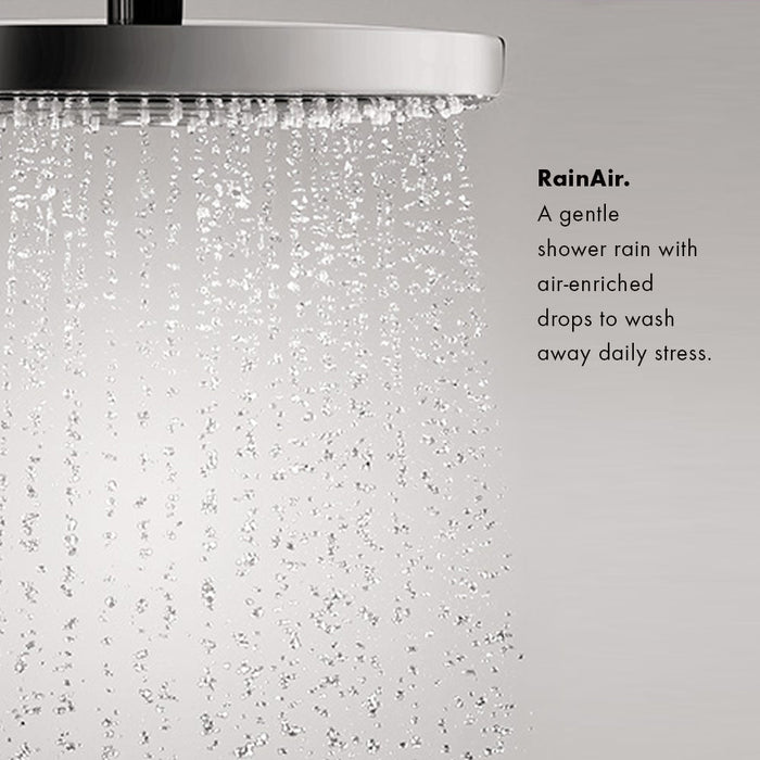 hansgrohe Raindance E Thermostatic Showerhead/Wallbar Set with Rough, 2.0 GPM, chrome - view 4