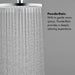 hansgrohe Raindance S Thermostatic Showerhead/Wallbar Set with Rough, 2.5 GPM, chrome - view 4