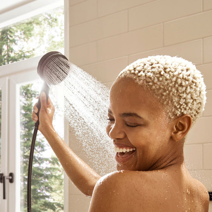 hansgrohe Pulsify S Handshower Set 105 3-Jet, 1.75 GPM, matte black - view 2