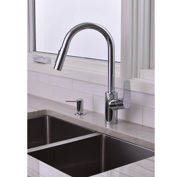 hansgrohe Focus Higharc Kitchen Faucet, 2-Spray Pull-Down, 1.5 GPM, chrome - view 2