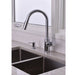 hansgrohe Focus Higharc Kitchen Faucet, 2-Spray Pull-Down, 1.5 GPM, chrome - view 2