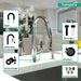 hansgrohe Focus Higharc Kitchen Faucet, 2-Spray Pull-Down, 1.5 GPM, chrome - view 3