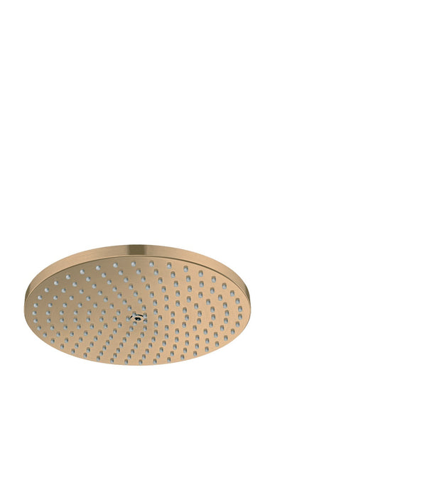 hansgrohe Raindance S Showerhead 240 1-Jet PowderRain, 1.75 GPM, brushed bronze