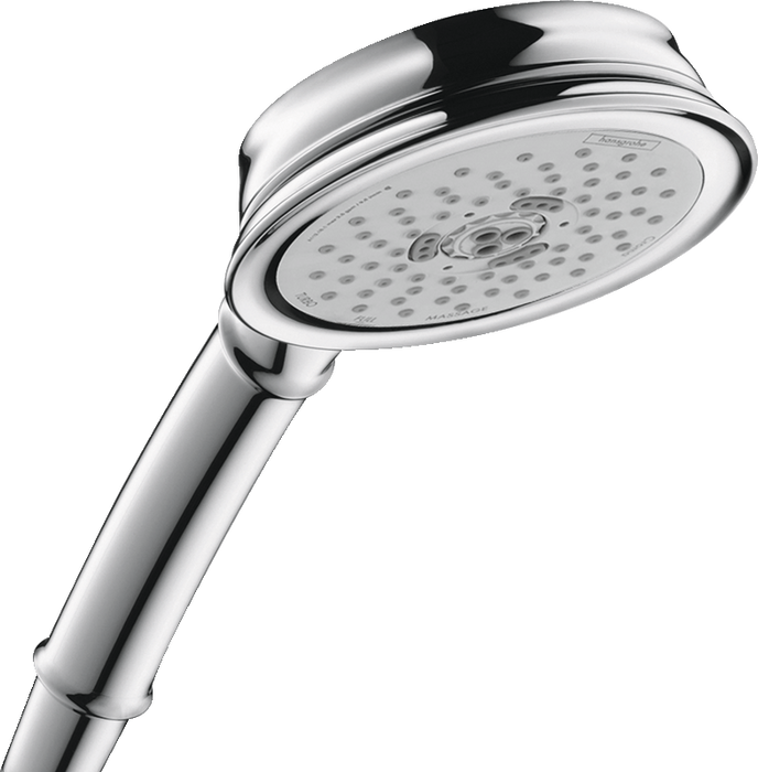 hansgrohe Croma 100 Classic Handshower 3-Jet, 1.5 GPM, chrome