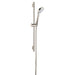 hansgrohe Croma Select S Wallbar Set 110 3-Jet 24", 2.5 GPM, brushed nickel