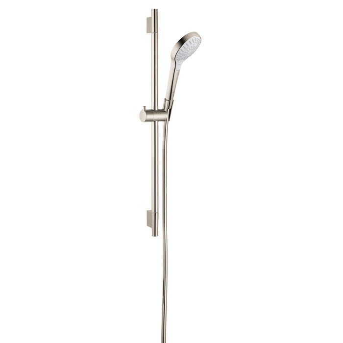 hansgrohe Croma Select S Wallbar Set 110 3-Jet 24", 1.75 GPM, brushed nickel