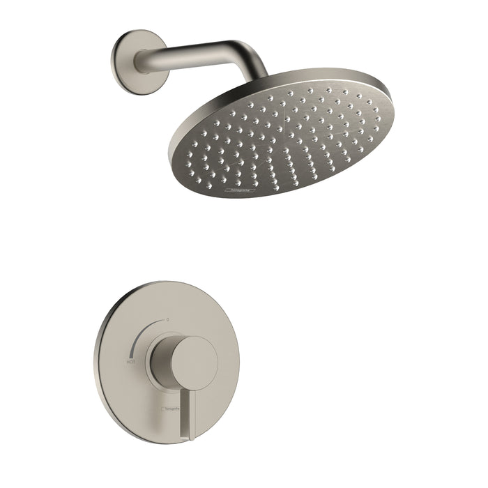 hansgrohe Vernis Blend Pressure Balance Shower Set, 2.5 GPM, brushed nickel