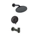 hansgrohe Vernis Blend Pressure Balance Tub/Shower Set, 1.75 GPM, matte black