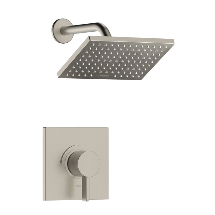 hansgrohe Vernis Blend Pressure Balance Shower Set, 2.5 GPM, brushed nickel