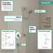 hansgrohe Vernis Blend Wallbar Set 100 Vario-Jet 24", 2.5 GPM, chrome - view 2