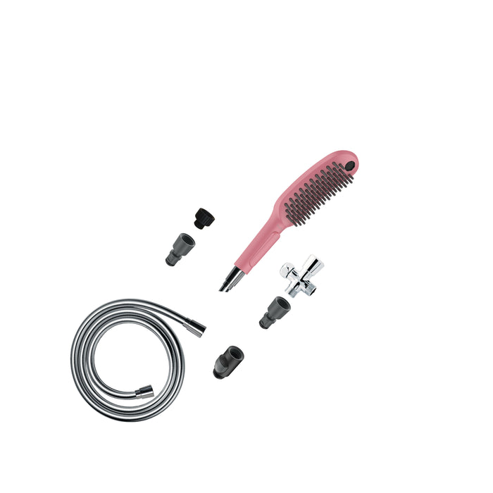 hansgrohe Dog Shower Dog Shower Bundle, 3-Spray, 1.75 GPM, pink
