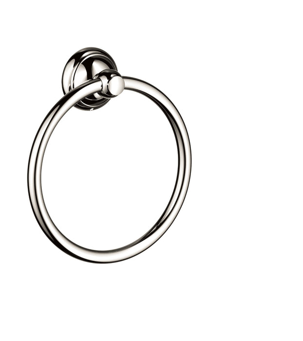 hansgrohe C Accessories Towel Ring, polished nickel