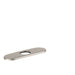 hansgrohe C Accessories Base Plate for Traditional Single-Hole Faucets, 6", brushed nickel