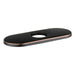 hansgrohe C Accessories Base Plate for Traditional Single-Hole Faucets, 6", rubbed bronze