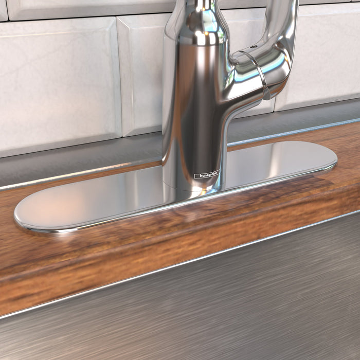hansgrohe Base Plate for Single-Hole Kitchen Faucets, 10"
