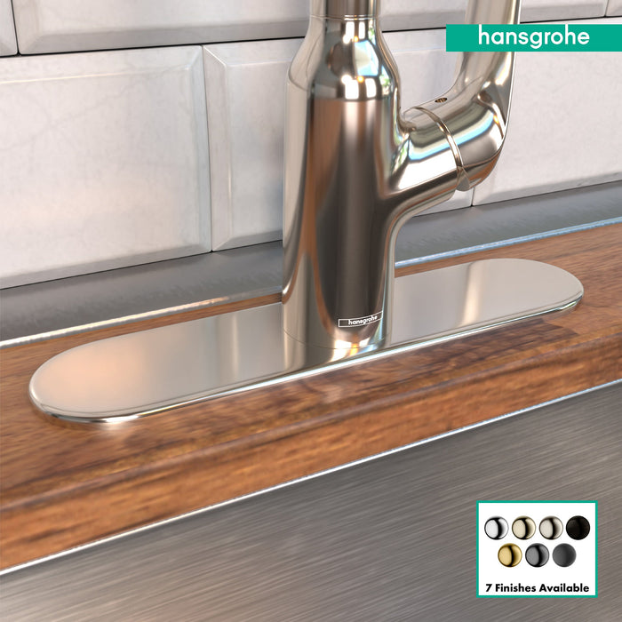 hansgrohe Base Plate for Single-Hole Kitchen Faucets, 10"