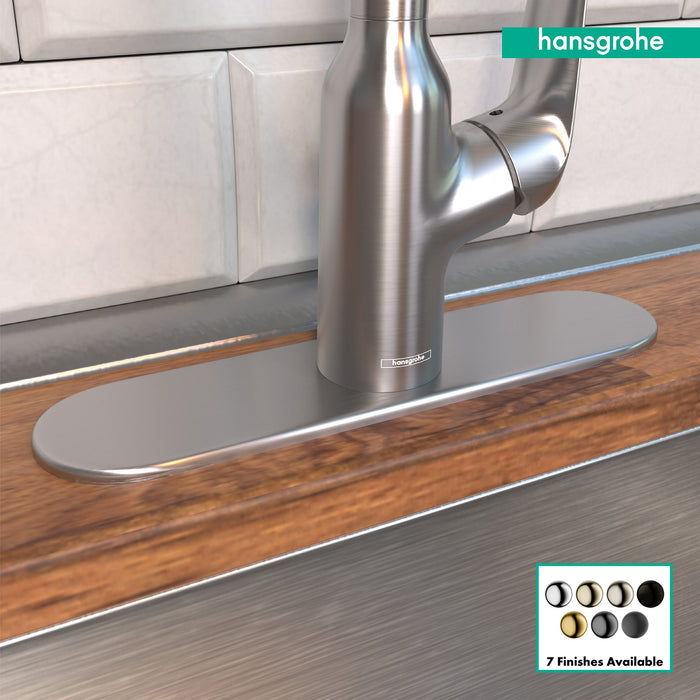 hansgrohe Base Plate for Single-Hole Kitchen Faucets, 10"