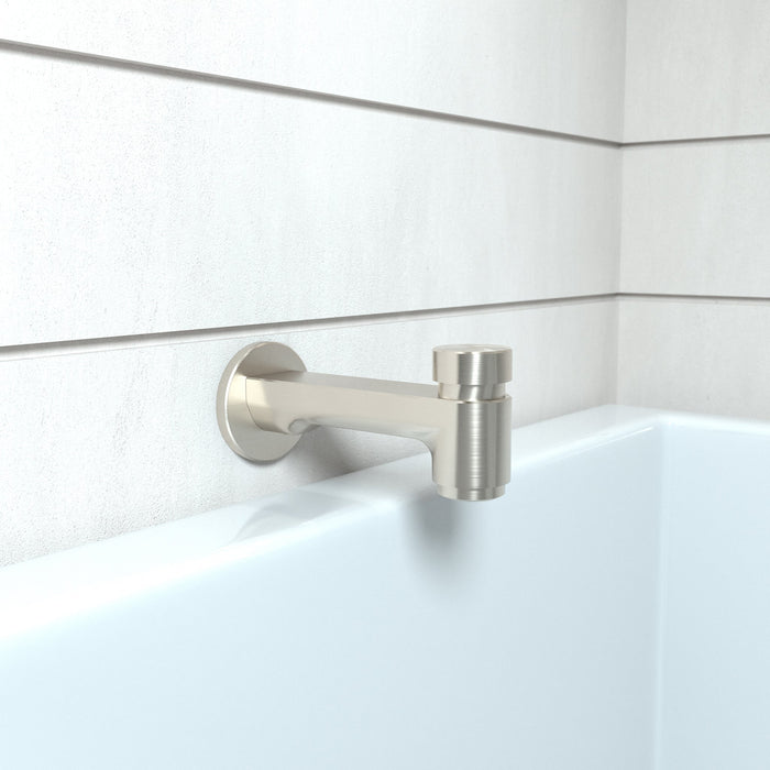 hansgrohe Metris S Tub Spout with Diverter, brushed nickel - view 2