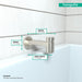 hansgrohe Metris S Tub Spout with Diverter, brushed nickel - view 4