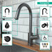 hansgrohe Talis S?? HighArc Kitchen Faucet, 1-Spray Pull-Down, 1.75 GPM, brushed black chrome - view 3
