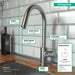 hansgrohe Talis S?? HighArc Kitchen Faucet, 1-Spray Pull-Down, 1.75 GPM, stainless steel optic - view 4