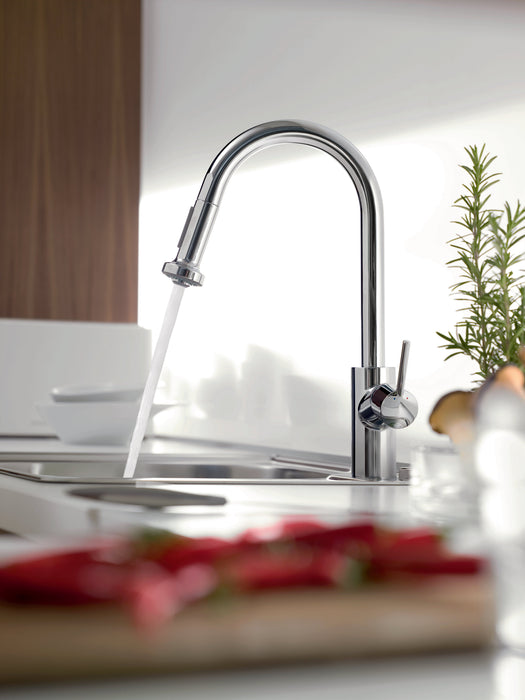 hansgrohe Talis S?? HighArc Kitchen Faucet, 2-Spray Pull-Down, 1.75 GPM, chrome - view 5