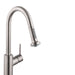 hansgrohe Talis S?? HighArc Kitchen Faucet, 2-Spray Pull-Down, 1.75 GPM, stainless steel optic