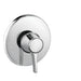 hansgrohe Ecostat Classic Pressure Balance Trim, Round, chrome