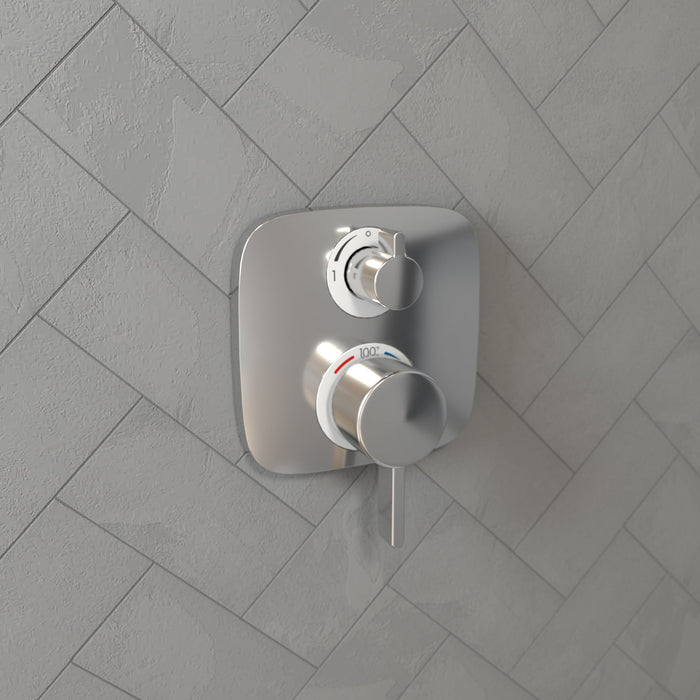 hansgrohe Ecostat E Thermostatic Trim with Volume Control