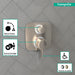 hansgrohe Ecostat E Thermostatic Trim with Volume Control and Diverter, brushed nickel - view 3