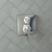 hansgrohe Ecostat Square Thermostatic Trim with Volume Control and Diverter, chrome - view 2