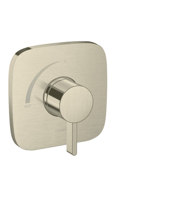 hansgrohe Ecostat E Pressure Balance Trim, brushed nickel