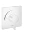 hansgrohe Ecostat Square Pressure Balance Trim, matte white