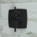 hansgrohe Ecostat Classic Thermostatic Trim with Volume Control and Diverter, Square, rubbed bronze - view 2